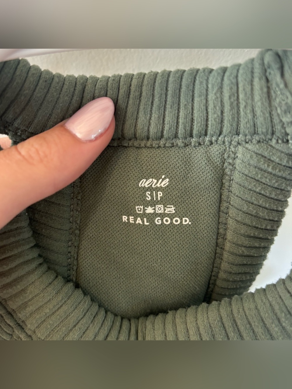 Aerie High Neck Ribbed Tank - Picture 3 of 3